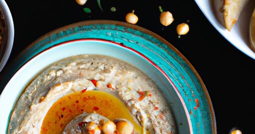 Hummus s česnekem a citronem