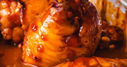 Kuře na grilu s BBQ omáčkou