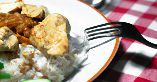 Kuře s červenou kari pastou