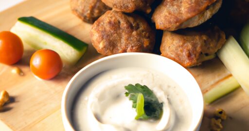 Kofta s humusem a tahini