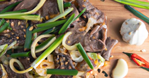 Bulgogi: Korejská hovězí marinovaná na grilu.