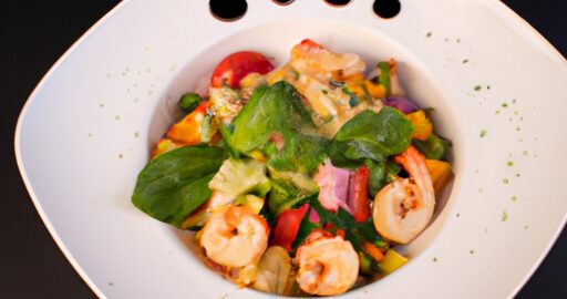 Krevetový salát s mangem