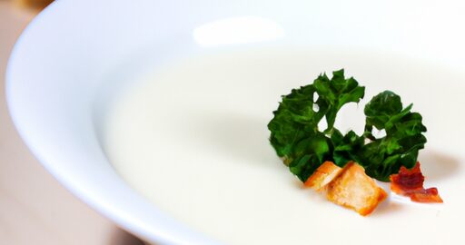 Vichyssoise – krémová polévka.