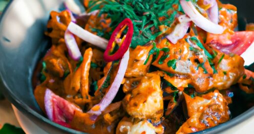 Rajské kari s kuřecím masem