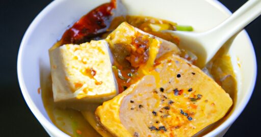 Miso polévka s tofu.