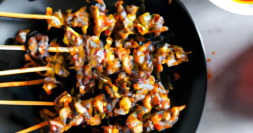 Indonéská kuřecí satay