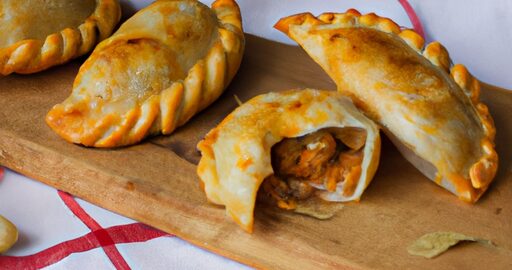 Pikantní kuřecí empanadas.