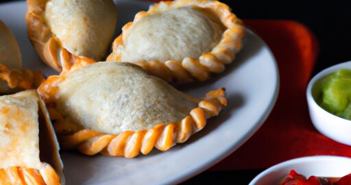 Kuřecí empanadas s pikantní omáčkou