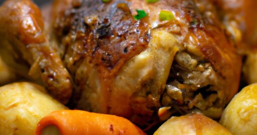 Pečená kachna s ovocem