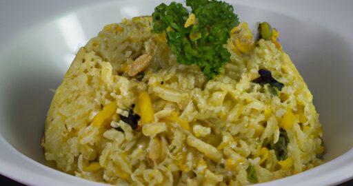 Zeleninové rizoto s bylinkovým máslem