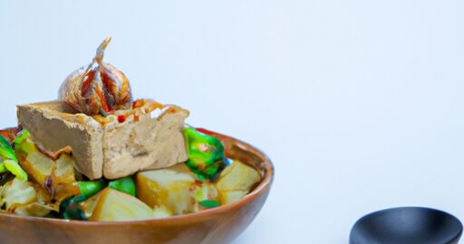 Kuře z tofu.