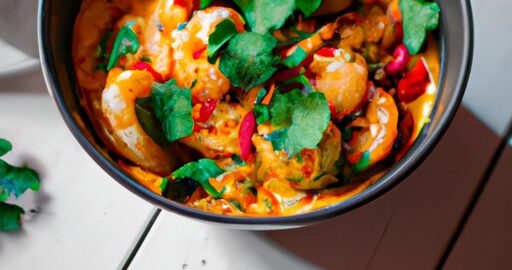 Krevetové curry se zeleninou