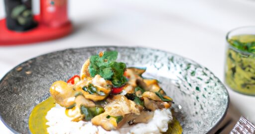 Kuře v česneku se smetanou