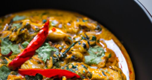 Cizrna v kokosovém curry