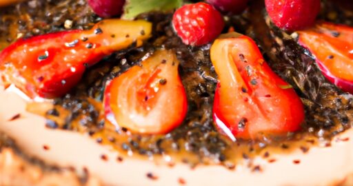 Bezová tarta se šlehačkou