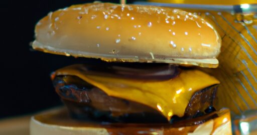 Hovězí burger se slaninou.