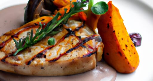 Pečené vepřové hýbě s bramborovým pyré