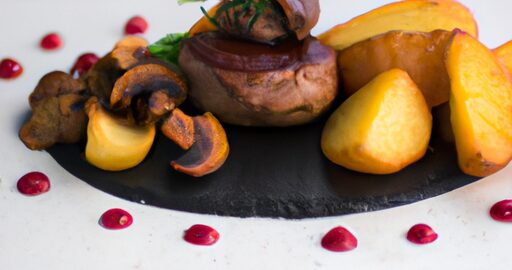 Kuřecí vínová omáčka s houbami