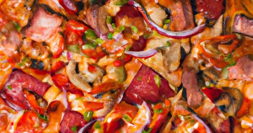 Talíř s italskou pizzou