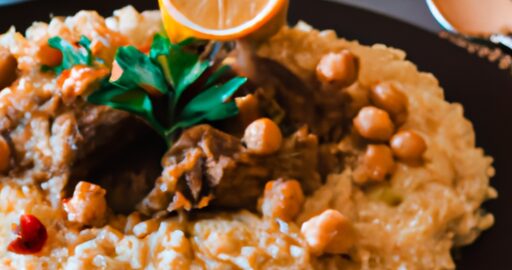 Mansaf arabské kuchyně