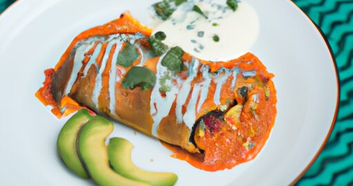 Kuřecí Enchilada s Avokádovou Omáčkou