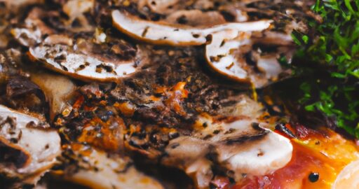 Italská pizza fungi