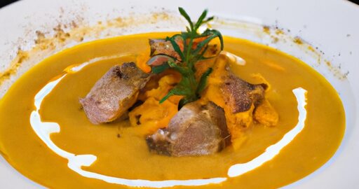 Vepřová kofola s bazalkovou omáčkou