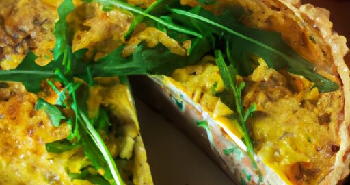 Sýrové quiche s špenátem