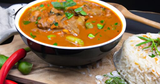 Kuřecí masala s batátem.