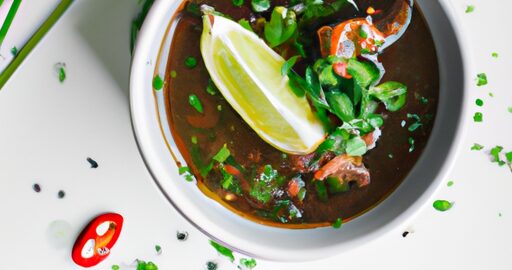 Dušená hovězí s chimichurri