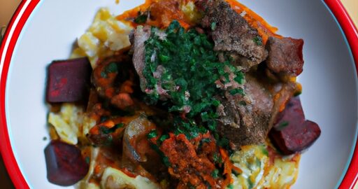 Červená dýňová polévka s kořenovou zeleninou