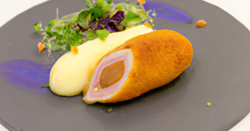 Kuřecí kordon bleu.