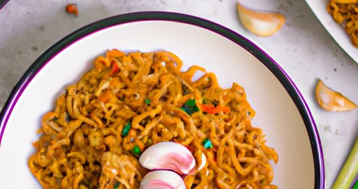 Indonéské nudlové jídlo „Mie Goreng