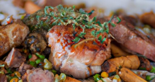 Parrilla s vepřovým masem