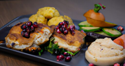 Kuřecí kofta s humusem