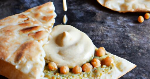Pita chlebky s tahini omáčkou