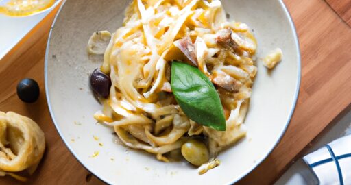 Tagliatelle aglio e olio