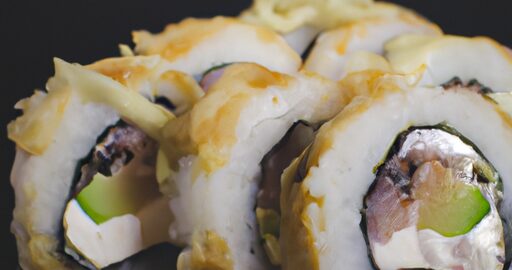 Tempura sushi roll.