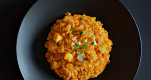 Korejské kimchi fried rice