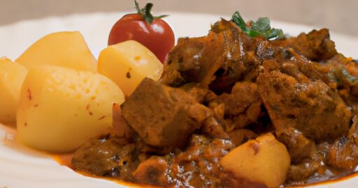 Lahodný kuřecí korma s mandlovou omáčkou