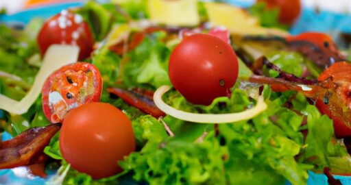 Italský těstovinový salát.