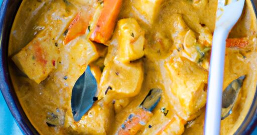 Veganský kokosový curry