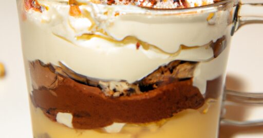 Liégeois – dezert s kávovou pěnou.