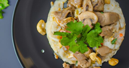 Kuřecí rizoto s houbami