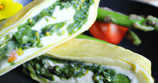 Jarní rolky s pikantním dipem