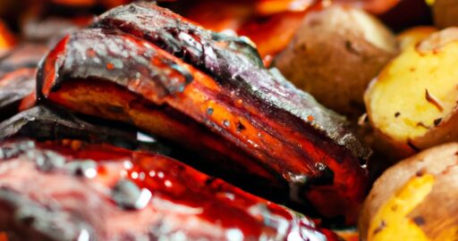 Pečené kuře s omáčkou BBQ