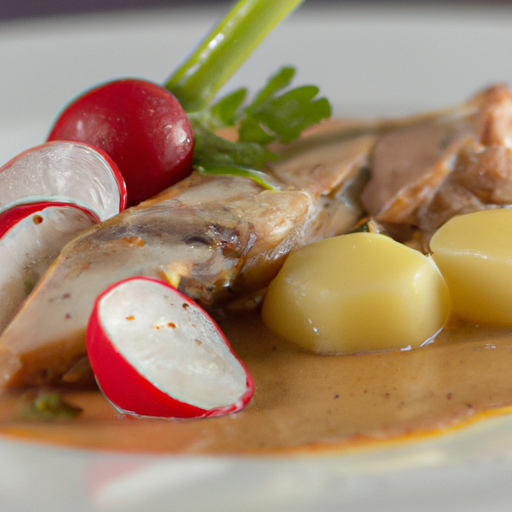 Kuře s pikantním sójovým omáčkem.