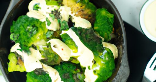 Brokolicová polévka s křupavou cibulkou