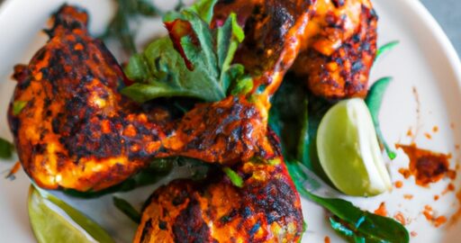 Tandoori kuře se zeleninou