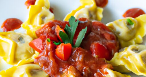 Parmazánové ravioli se špenátem